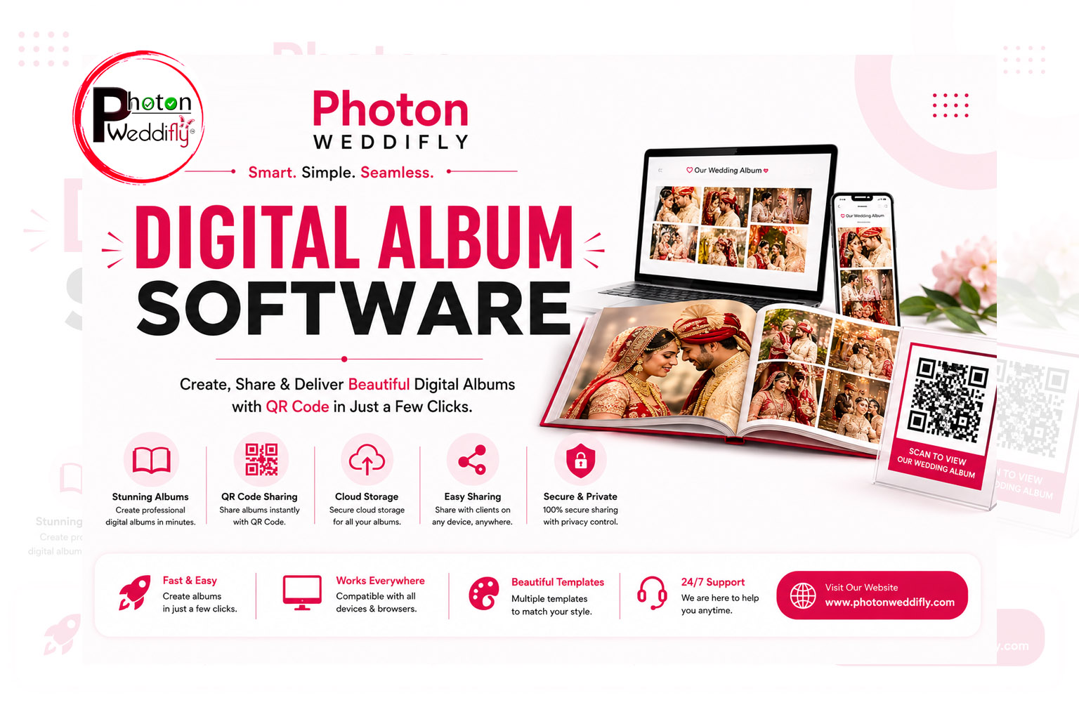 Photon Weddifly Digital Album Software | Create Stunning Online Flipbook Albums