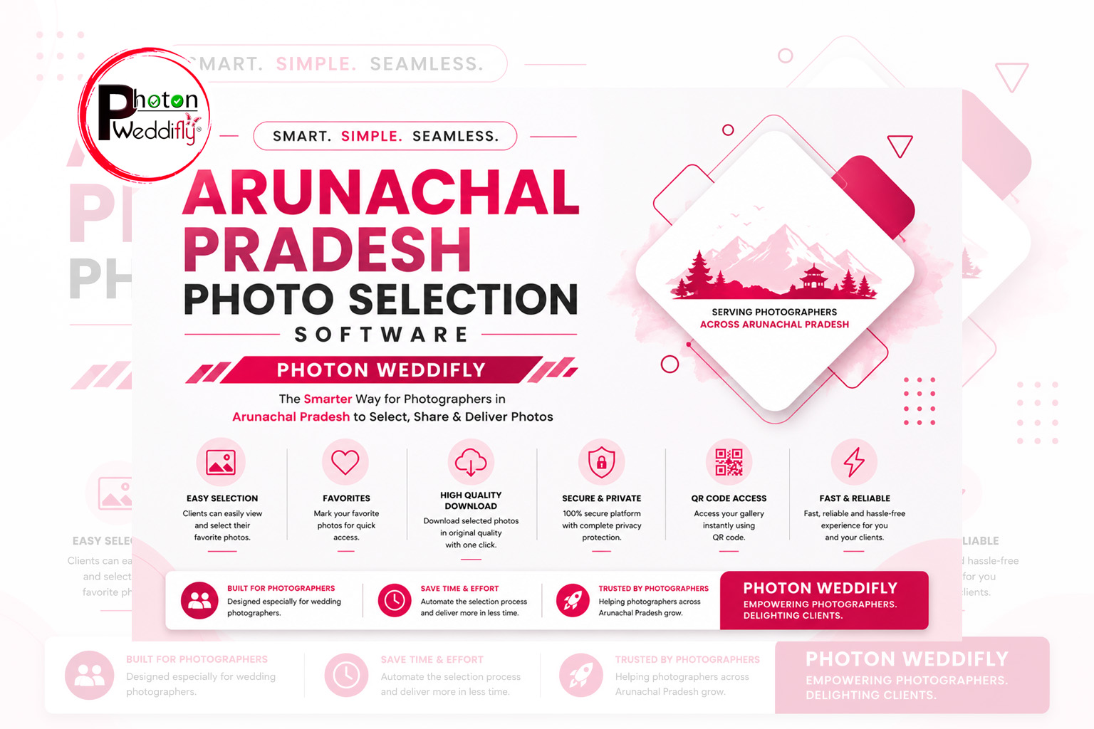 Arunachal Pradesh Photo Selection Software | Photon Weddifly