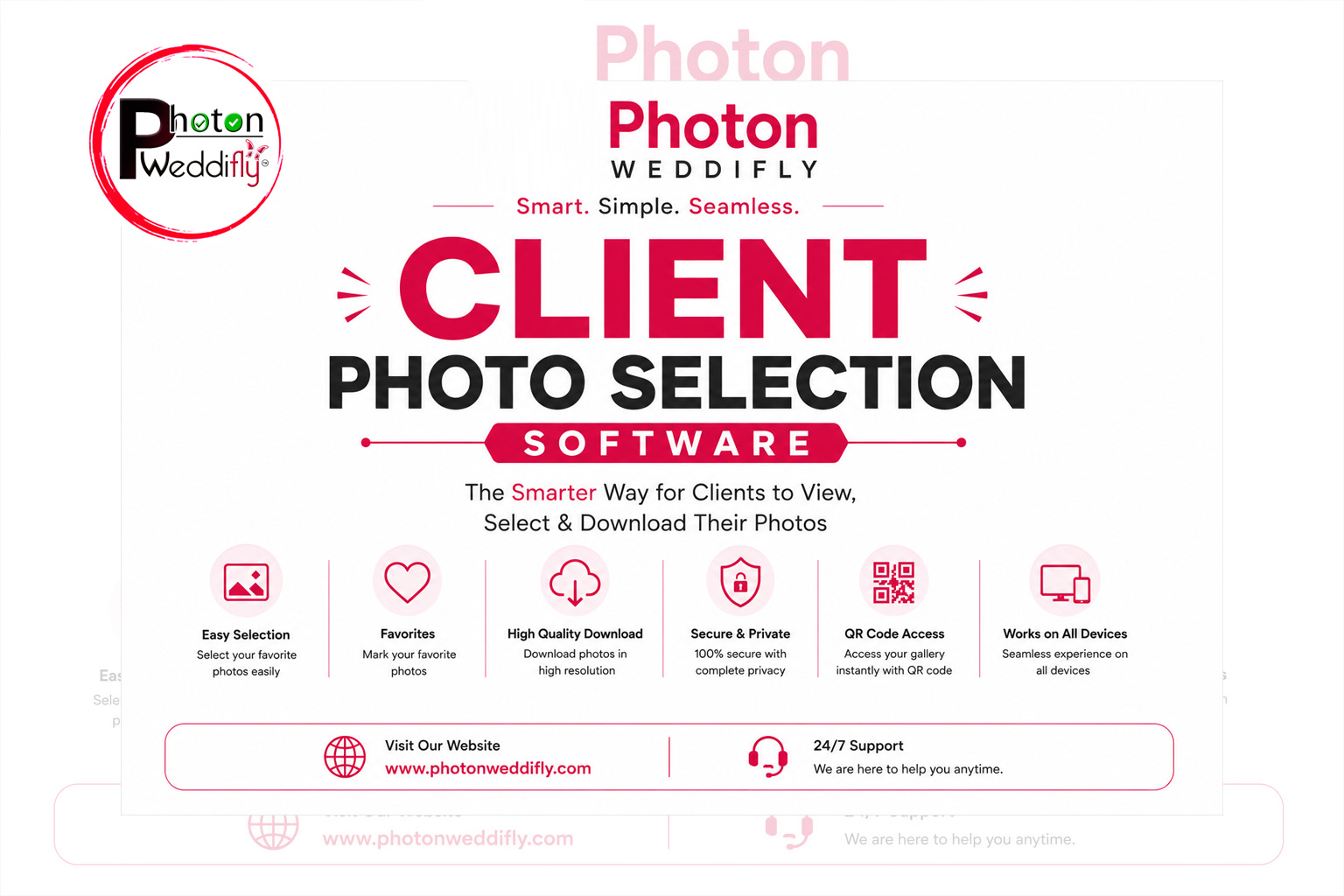 Client Photo Selection Software | Photon Weddifly – Simplify Photo Approval for Every Client